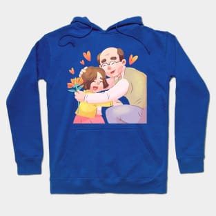 Grandpa Little Girl Hoodie